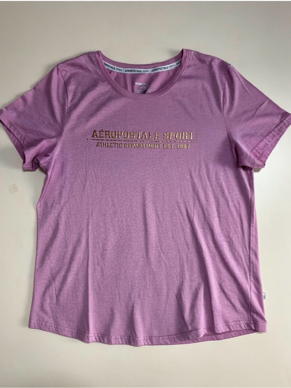 Aeropostale Pink Short Sleeve Logo Tee